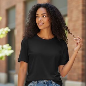 Madewell Women's Black Crew Neck Short Sleeve T-Shirt Size S